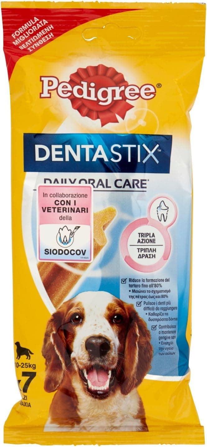 Pedigree Dentastix Uno per Day, Medium 10-25 kg, 1 piece 180 g - Image 1
