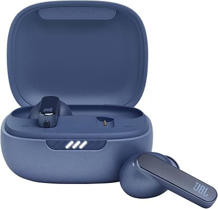 JBL JBL Live Pro 2 TWS Blue - Wireless Earphones with Noise Cancelling - IPX5 Water and Sweat Resistant - JBL Signature Sound - 40 (10+30) hrs of wireless playback