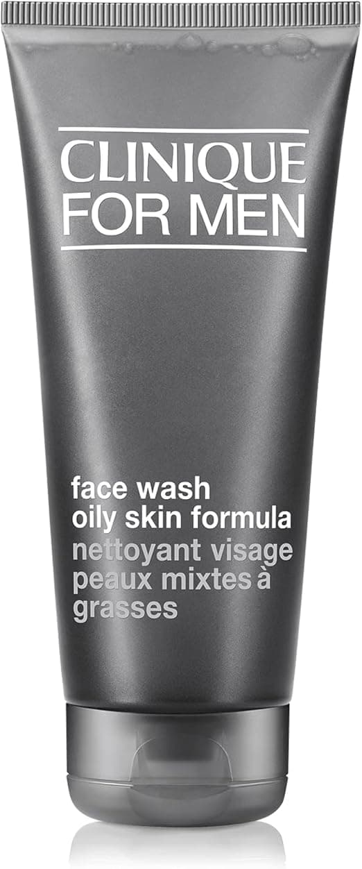 Clinique For Men Nettoyant Visage Anti Brillance Contrôle du Sébum | Élimine la Brillance | Peaux Mixtes à Grasses