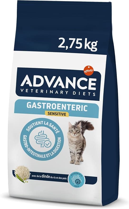 Advance Veterinary Diets Gastroenteric Sensitive, Dry Food for Cats with Gastrointestinal Disorders, 2.75 kg - Image 1