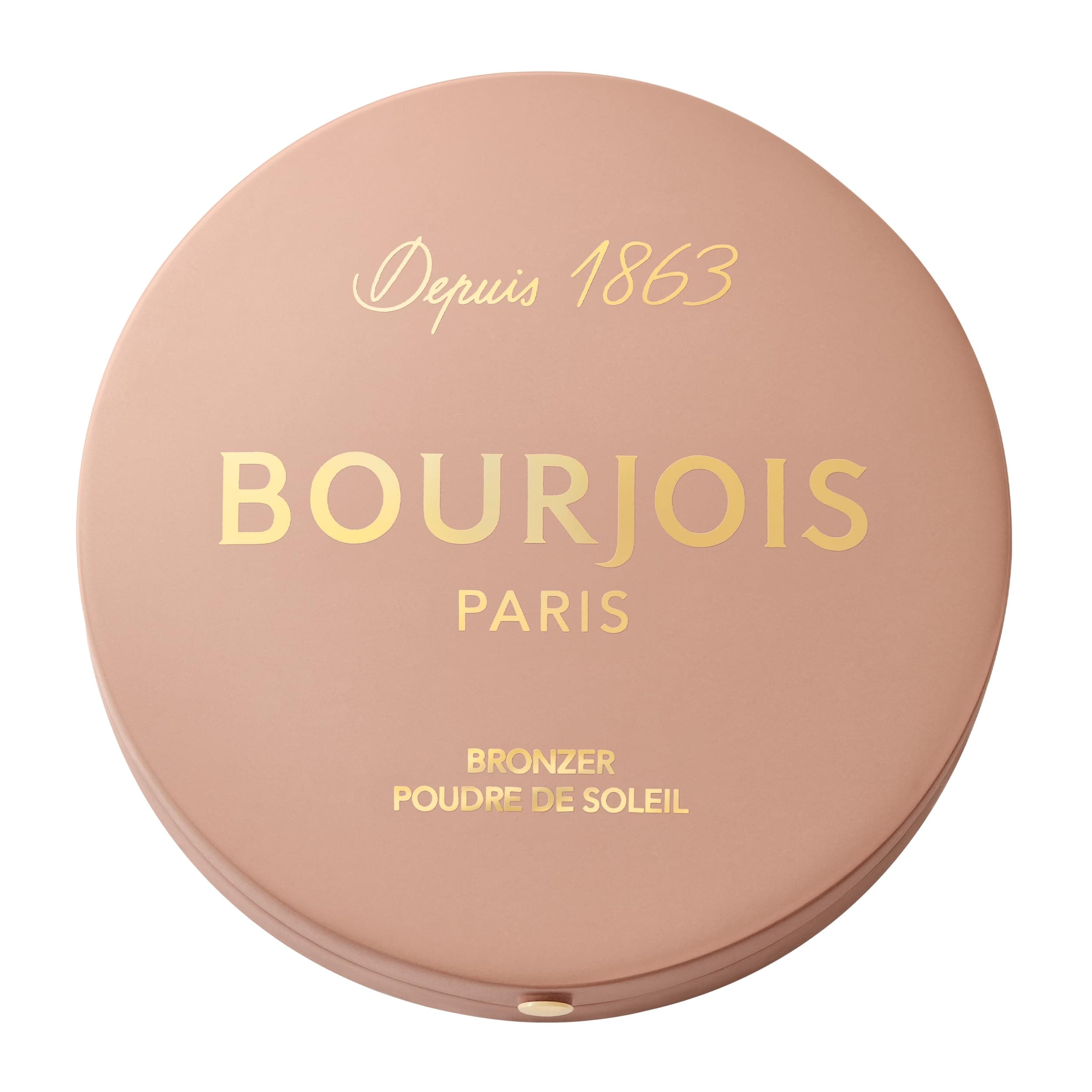 Bourjois Maxi Boîte Ronde Poudre de Soleil, 001 Clair, Fini mat doux, Formule Vegan, Poudre bronzante facile à estomper, Pour un effet sunkissed et un contour précis, Tenue longue durée. - Image 10