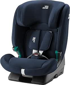 Britax Römer BRITAX RÖMER EVOLVAFIX Car Seat with ISOFIX, for children from 76 to 150 cm (i-Size), from 15 months to 12 years, Night Blue