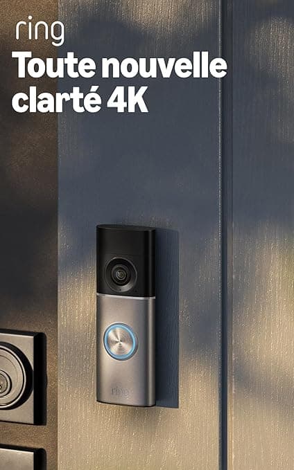 Ring Ring Wired Video Doorbell Pro (newest gen) | Video Doorbell Camera with Retinal 4K, up to 10x Enhanced Zoom | Wide Field of View | Radar Detection | 30-day free trial of Ring Subscription Plan