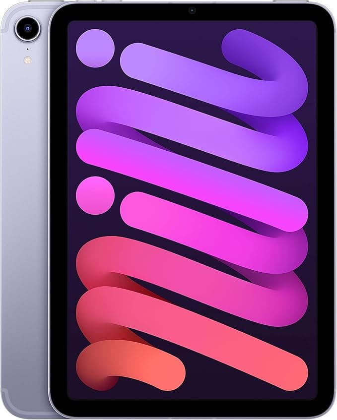 2021 Apple iPad Mini (8.3-inch, Wi-Fi + Cellular, 64GB) Purple (Refurbished) - Image 1