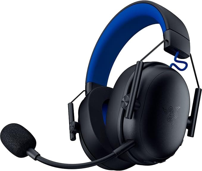 Razer BlackShark V3 X HyperSpeed for PlayStation - Wireless Esport Headset - Ultra-light 270g - 50mm Triforce Drivers - Removable Microphone - HyperSpeed 2.4GHz & Bluetooth - PS5/PC | Black