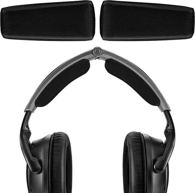 Geekria Mesh Fabric Headband Compatible with Bose A30 Aviation Helmets, Replacement Part (Black)