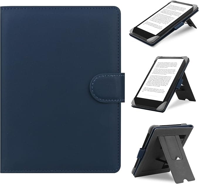 HoYiXi Universal Case for 6.8 Inches, 7 Inches eReader Compatible with Pocketbook/Tolino/Sony E-Book Reader Kindle Paperwhite/Kobo Clara HD/Kobo Clara 2E,6 Inch,6.8 Inch,7 Inches Case Cover with - Image 1