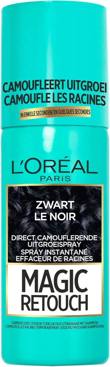 L'Oréal Paris Magic Retouch Noir Camouflage Exgrowth Spray 75 ml - Image 1