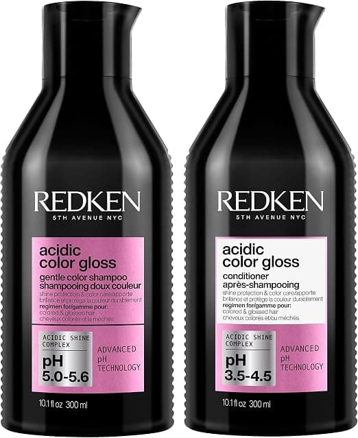 Redken, Protective Routine for Coloured Hair, Prolongs and Enhances Colour, Shine and Hydration, Formula with Acid PH, Vitamin E and Arginine, Acidic Color Gloss - Image 1