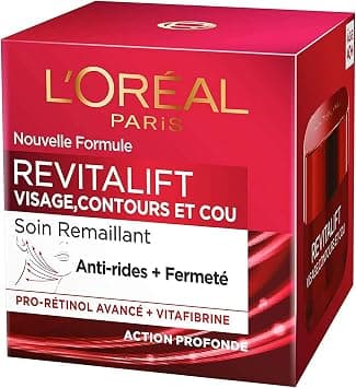 L'Oréal Paris Revitalift Anti-Ageing Skin Care for Face, Contours and Neck Anti-Wrinkles and Extra-Firmness Enriched with Pro-Retinol and Vitafibrin for All Skin Types 50 ml - Image 1