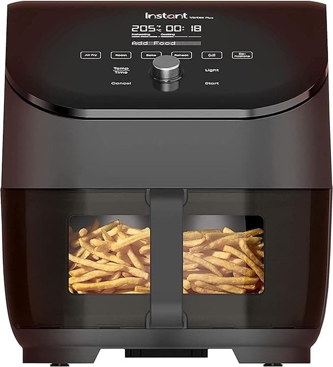 Instant Pot Vortex Plus, 6-in-1 Oil-Free Deep Fryer with Clear Glass - Air Fryer, Roasting, Baking, Grilling, Drying, Pot Warmer - 1700W Power - Image 1