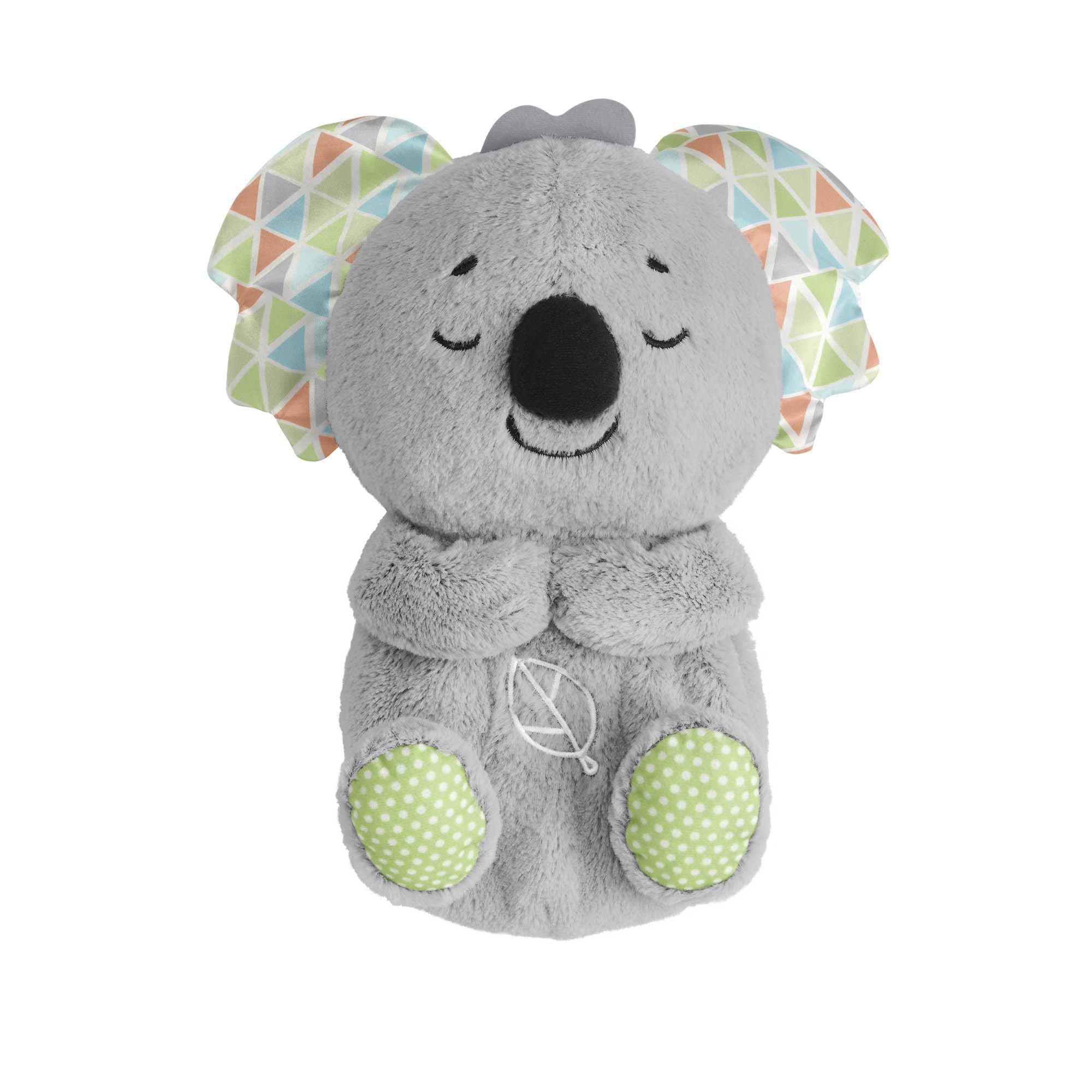 Fisher-Price Mon Koala Cuddles Bonne Nuit | Koala Plush Toy for Babies from Birth | Soft and Soothing Plush Night Light that Breathe and Lights | Baby Gift for Baby Girls or Boys, HBP87 - Image 1