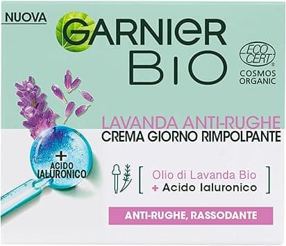 Garnier Garnier Vitamin, Vitamin, Organic Anti-Wrinkle Moisturizing Care, Anti-Aging Face Care with Organic Lavender, Natural Cosmetics for All Skin Types, 1 x 50ml
