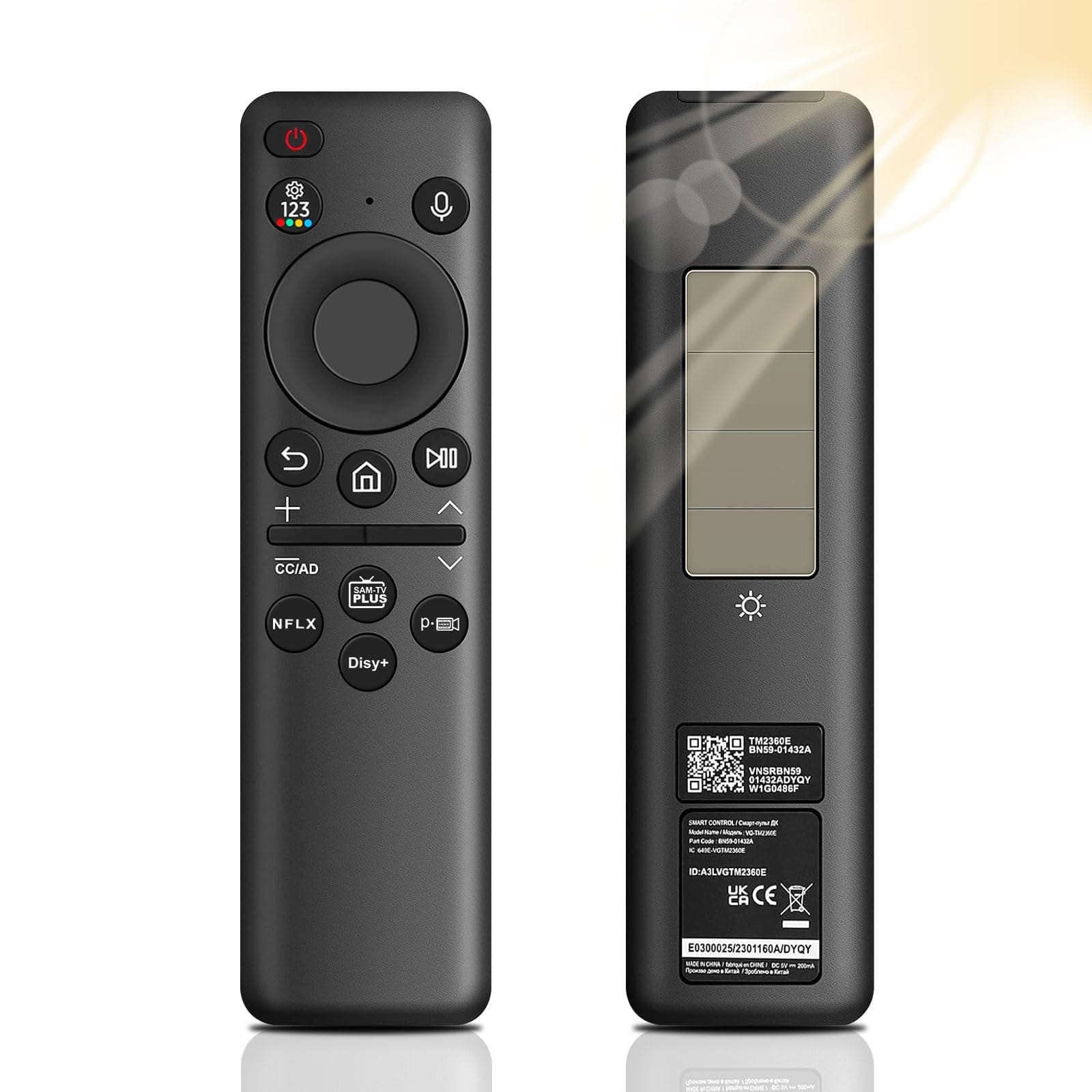 BN59-01432A Replacement Remote Control for Samsung Smart TV, Compatible with Samsung Smart TV, Compatible with Sam-sung 2021-2023 Neo LED Smart 4K HD TV