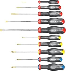 FACOM PROTWIST 10-Piece Screwdriver Set, ATW.J10PB