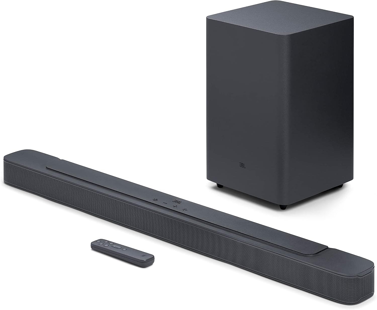 JBL SoundBar 2.1 Deep Bass MK2, Barre de Son pour Télévision pour Système Audio de Divertissement, Design Compact avec JBL Surround Sound, Noir - Image 1