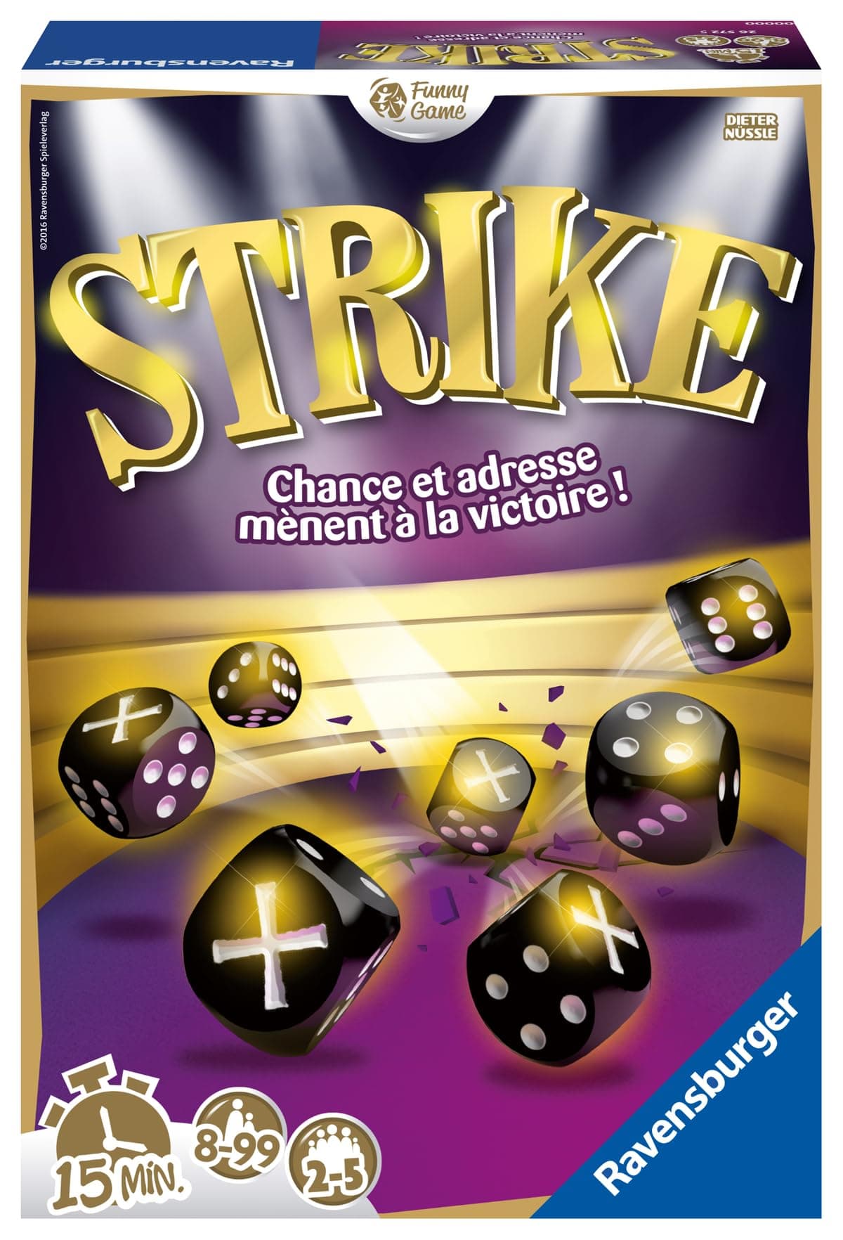 Ravensburger - Strike - Jeu d'ambiance - Jeu de dés - Famille ou Entre Amis - de 2 à 5 Joueurs - à partir de 8 Ans - Mixte - 26572 - Version française - Image 9
