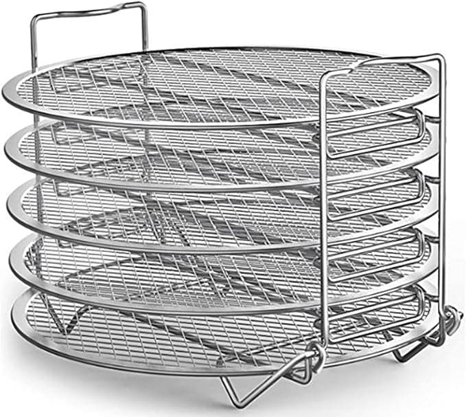 Dehydration Rack, Stainless Steel Stand Accessories, Pressure Cooker and Air Fryer for Instant Pot Air Fryer 8 Quart