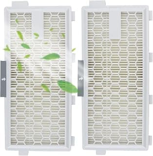 Air Clean Plus 50 Vacuum Cleaner Filter for Miele Complete C3 C2, HEPA Airclean Active Carbon Vacuum Filters Replacement for Miele Compact C1 C2 S4000-4999 S5000-S5999 Vacuum Cleaner