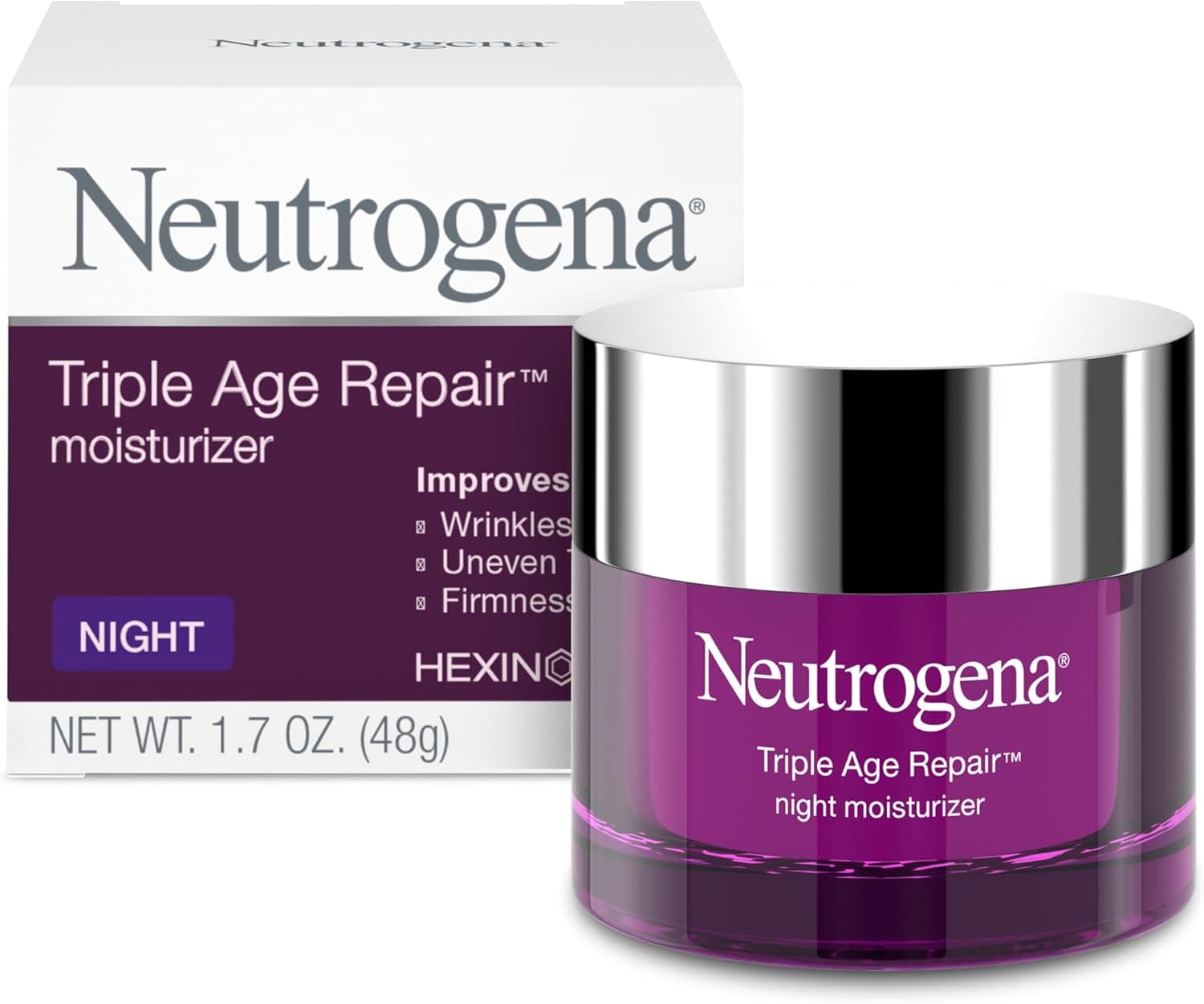 Neutrogena Triple Age Crème réparatrice de nuit anti-âge aux États-Unis - Image 1
