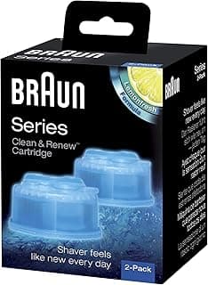 Braun Clean & Renew Lot de 2 cartouches de nettoyage
