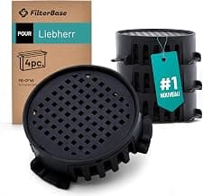 Activated carbon filter 4 pieces suitable for Liebherr 9096342, 9881116, 7440006, 9882304 and Miele 10806820 Fridge Filter