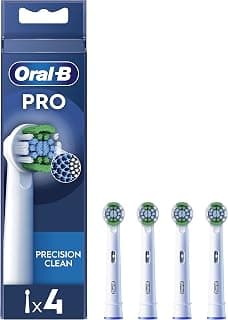 Oral-B Pro Precision Clean Brossettes pour Brosse à dents électriques, Pack De 4 Unités