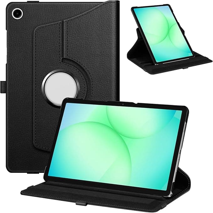 Samsung FINTIE Samsung Galaxy Tab A9 Plus 11 Inch 2023 Rotating Case Cover 360 Degree Rotating Case Protective Cover for Samsung Galaxy Tab A9+ 11 Inch (SM-X210/X216/X218), Black