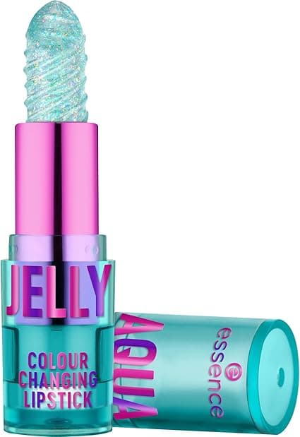 Essence Cosmetics Aqua Jelly Colour Revealing Lipstick, Colour Adapting, Colouring Effect, Natural, Translucent (2.8 g) - Image 1