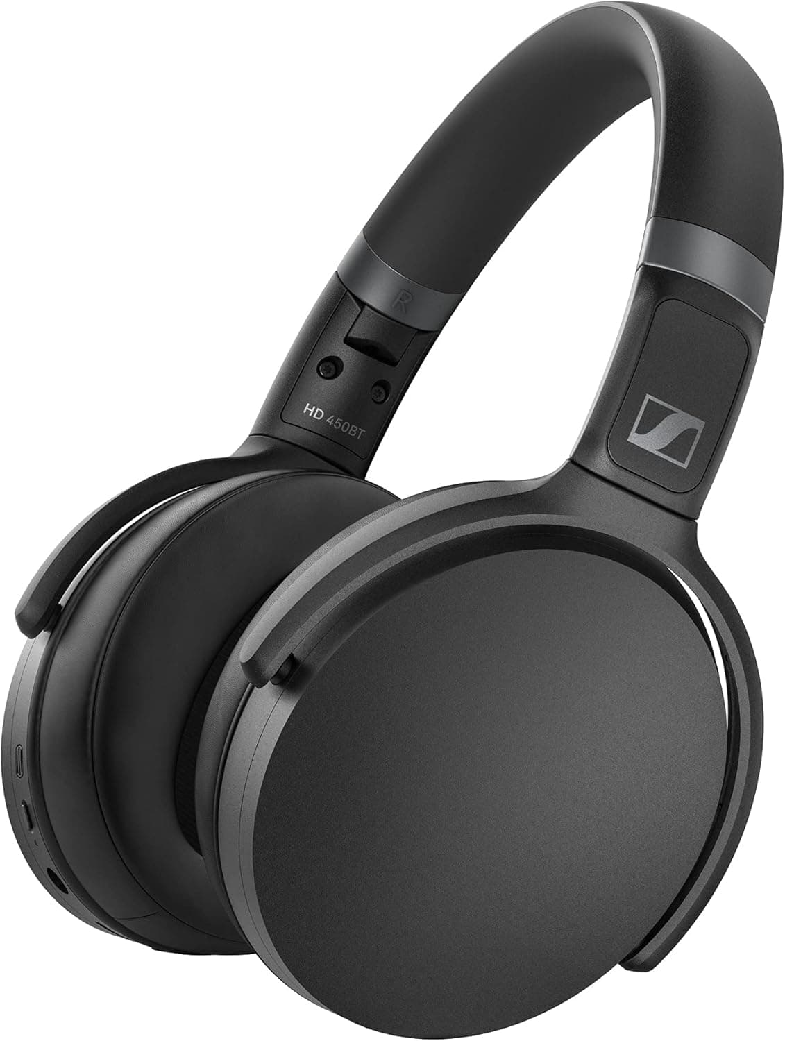 Sennheiser HD 450BT Wireless Headphones with Active Noise Reduction, Black