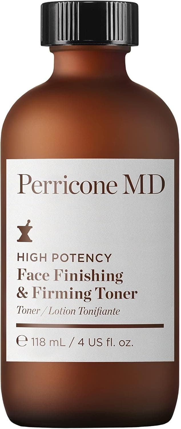Perricone MD Perricone MD High Potency Face Finishing & Firming Toner 118ml - Rose-Scented Lightweight Toner - Exfoliates Dead Skin, Tightens & Reduces Enlarged Pores - Smooths & Refines Uneven Texture