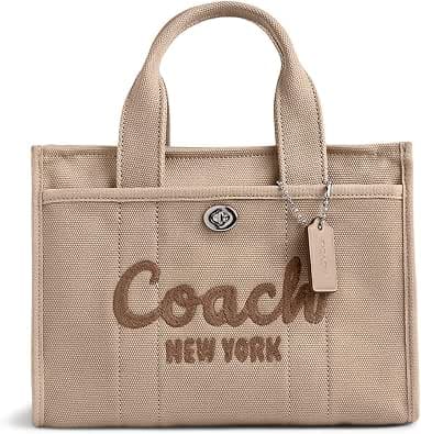 COACH Tote, Women's Cargo Tote, Beige, 13.5" x 10" x 6.25"