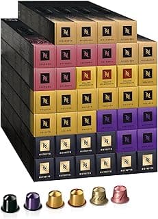 Nespresso Original Bundle Office 400 Coffee Capsules - 100x Ristretto, 50x Arpeggio, 100x Volluto, 30x Volluto Decaffeinato, 60x Nicaragua, 60x Colombia