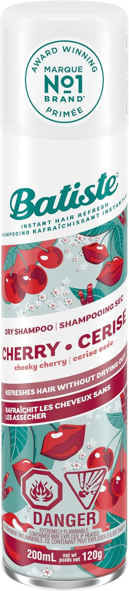Batiste Dry Shampoo, Cherry - The bompe 200 ml - Image 1