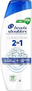 Head & Shoulders Shampooing et après-shampooing 2 en 1 Classic Clean 450 ml – Lot de 6