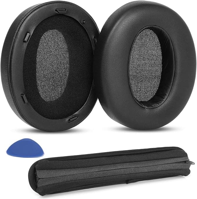 WH-XB910 Replacement Earpads Compatible with Sony WH-XB910N XB910N Headphones Black