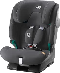 BRITAX RÖMER Advansafix 2 Z-Line Car Seat with Isofix Attachment for Children from 76 to 150 cm (Group 1/2/3) from 15 months to 12 years, Midnight Grey