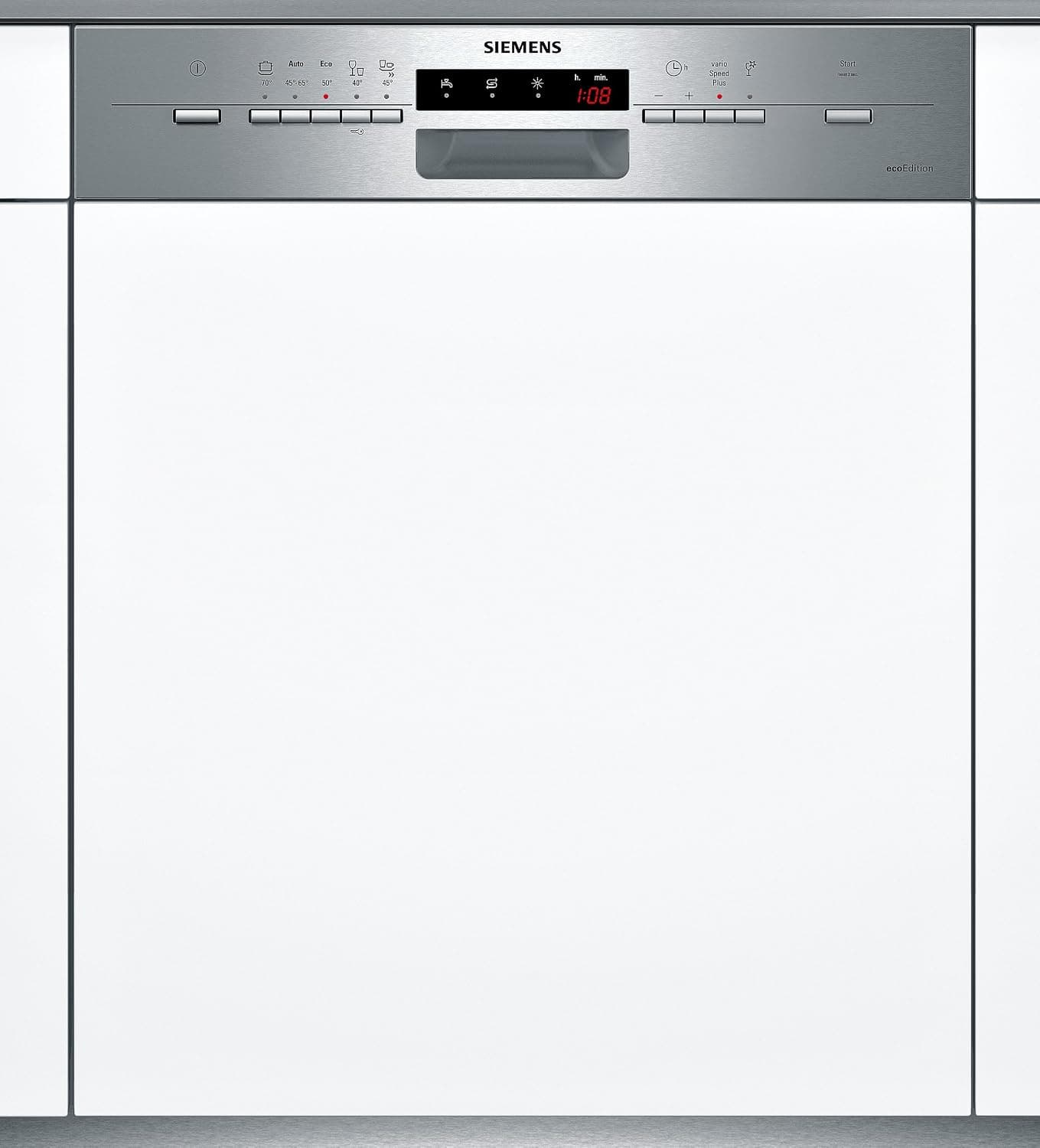 Siemens SN55N532EU lave-vaisselle - lave-vaisselles (Semi intégré, A, A+++, Blanc, boutons, A) - Image 1