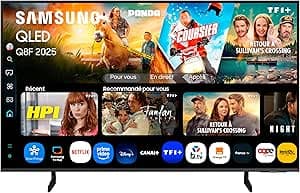 Samsung 43 Inch QLED 43Q8F 4K Smart TV, Quantum Dots, Q4 AI Processor, WiFi, Airplay, HDR, Q-Symphony, OTS Lite, Knox Security, Gaming Hub, Bixby, App Integrated Operators          [Energy Class F]