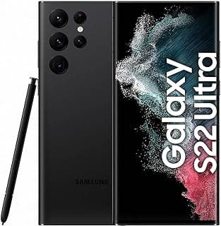 Samsung Samsung Galaxy S22 Ultra, Téléphone mobile 5G 256Go Noir, Carte SIM non incluse, smartphone Android, Version FR