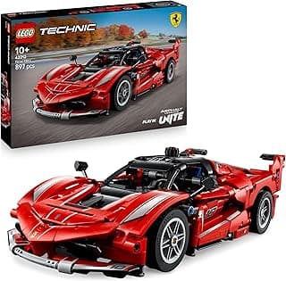 LEGO Technic Ferrari FXX K 42212 Racing Car Toy with V12 Engine, Differential & Moving Pistons Car Decoration Gift for Boys from 10 Years