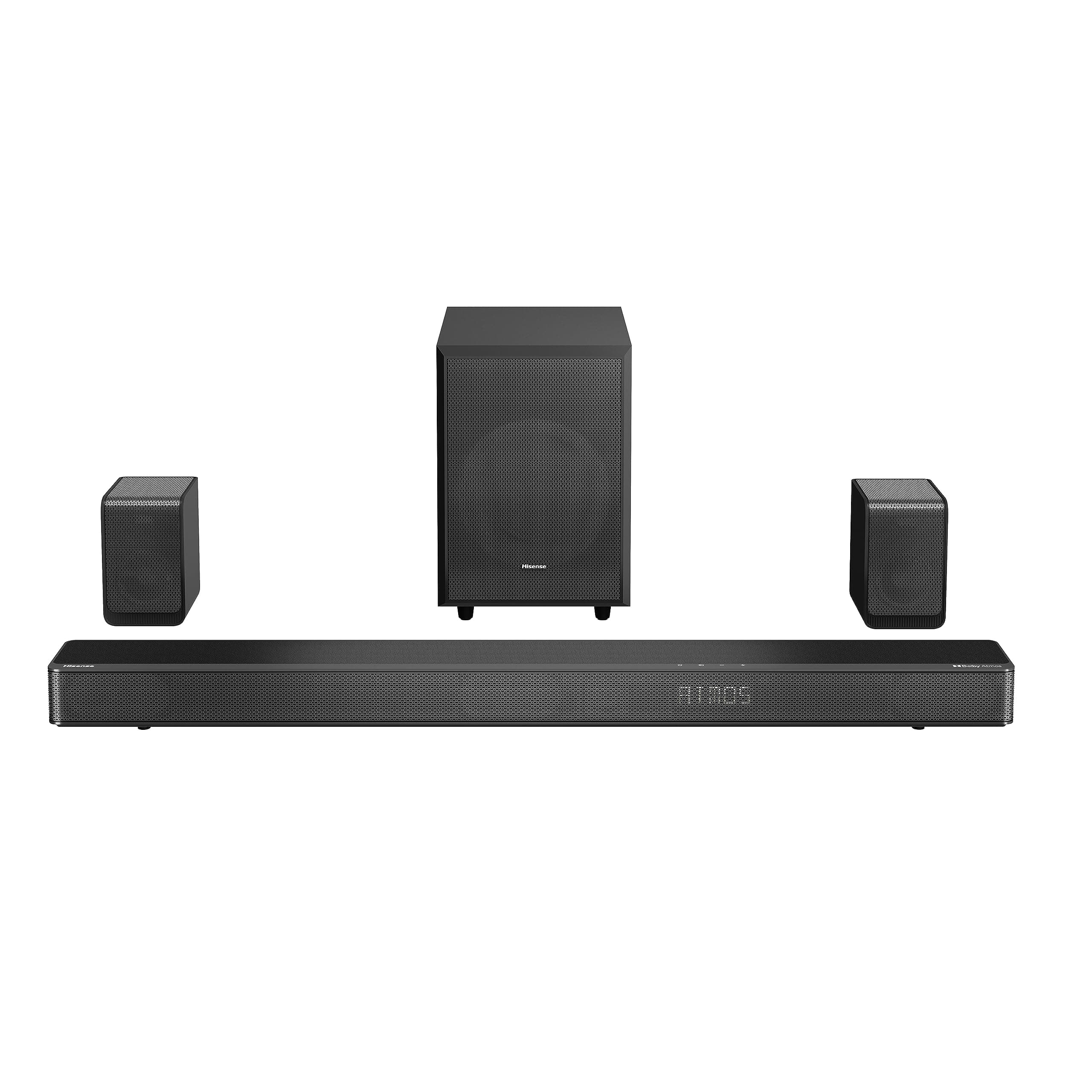 Hisense AX5120G – Barre de Son 5.1.2 Dolby Atmos, 420W, avec Caisson de Basses sans Fil et 2 Enceintes Arrière sans Fil, Son Surround 3D, HDMI eARC, Bluetooth, Modes Audio (Jeu, Film...) - Image 4