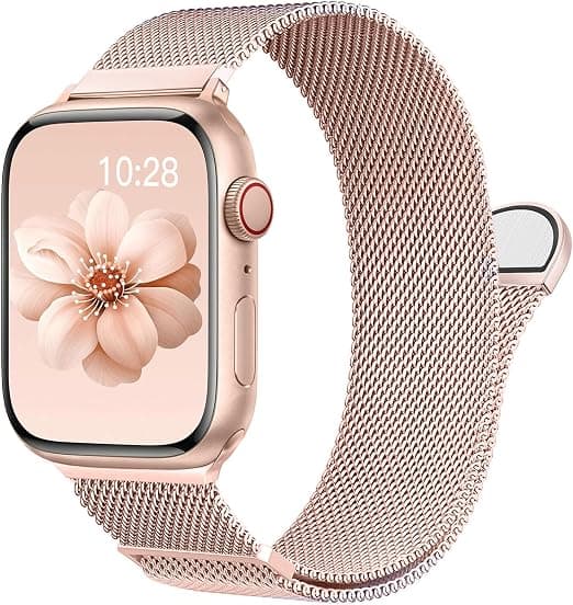 ORRLBB Compatible with Apple Watch Bands Series 11 10 9 8 7 6 5 4 Ultra SE 3 2 1 Women Men, Magnetic Metal iWatch Band for iWatch 49mm 46mm 45mm 44mm 42mm 41mm 40mm 3.5mm 96 cm - Image 1