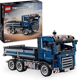 Technic Dump Truck – Construction Game for Boys and Girls from 9 Years with Blue Construction Vehicle – Birthday Gift Idea for Children Mechanical Lovers 42203