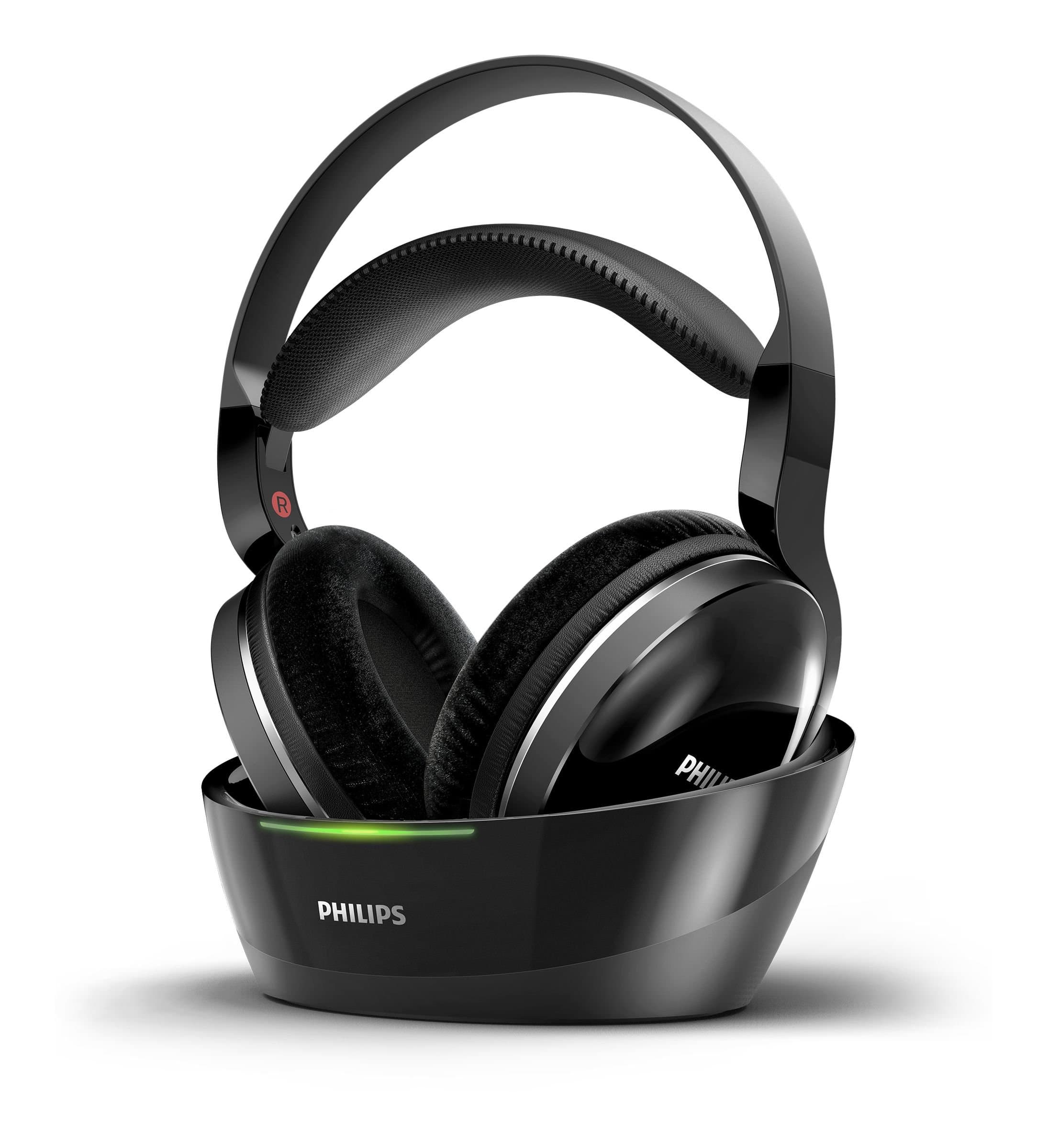 Philips SHD8850/12 Wireless Over-Ear TV Headphones HiFi Wireless Headphones (Excellent High Resolution Sound, Useful Range 30m, Charging Base, Velvet Pads) Black - Image 8