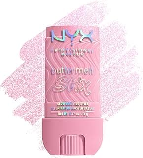 NYX Professional Makeup Buttermelt Highlighter Stix - Stick onctueux - Effet glowy - Texture ultra-fondante - Tenue 8H - Fini naturel sans effet gras - Teinte : My Melt Era