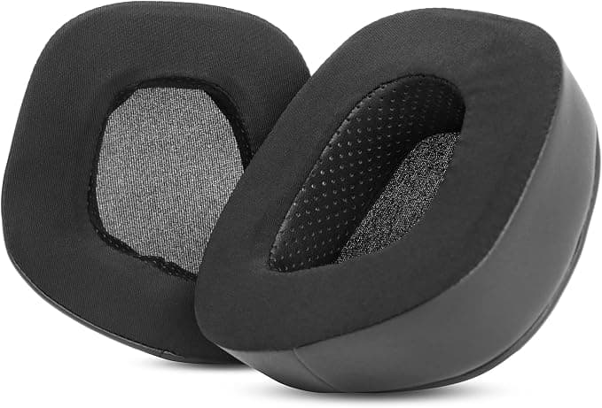 Replacement Ear Pad Cushion Compatible with Corsair Void/Void v2/Void Pro/Void Elite/Surround Wired & Wireless RGB USB Gaming Headphones with Cooling Gel - Image 1