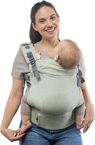 Boba X Baby Carrier Backpack, Newborn Toddler Adjustable Ergonomic Baby Carrier Backpack for Kids 3-20kg (Linen Willow_, 1 Count (Pack of 1)