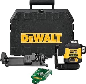 Dewalt - 3 x 360° compact XR 18V multi-line laser level - green beam - DCLE34031N-XJ