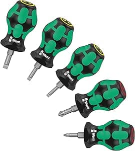 Wera Tom Thumb Screwdriver Set 1, 5 pieces